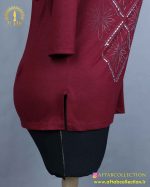 تیشرت نگین لوزی سایزبزرگ چاکدار