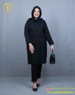 مانتو ابروبادی گلدوزی آکولاد سایزبزرگ خنک
