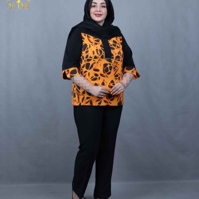 شومیز یقه مردانه طرحدار