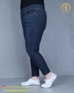 شلوار جین اسکینی کمرکش سایزبزرگ