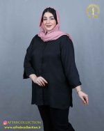 مانتو سوفیا بغل چاک سایزبزرگ