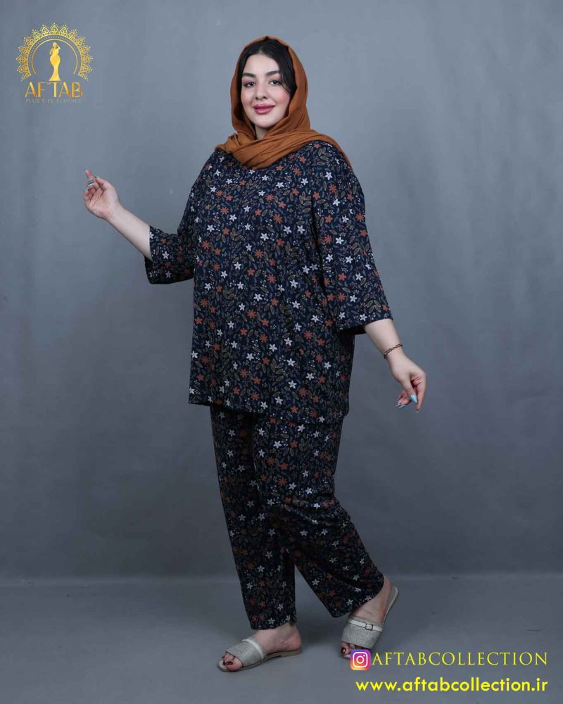 ست راحتی طرح گل سایزبزرگ
