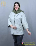 مانتو کتی لنین هندی سایزبزرگ سبز