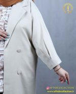 مانتو لنین جلو باز بلند سایزبزرگ