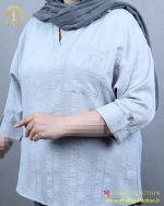 شومیز لنین راه تک جیب سایزبزرگ