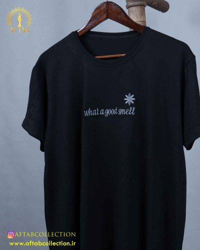 تیشرت گلدوزی مشکی سایزبزرگ