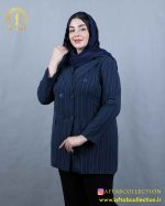 مانتو پرادا 6 دکمه سایزبزرگ