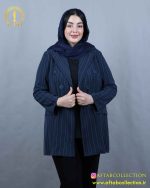 مانتو پرادا 6 دکمه سایزبزرگ
