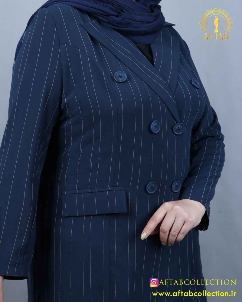 مانتو پرادا 6 دکمه سایزبزرگ