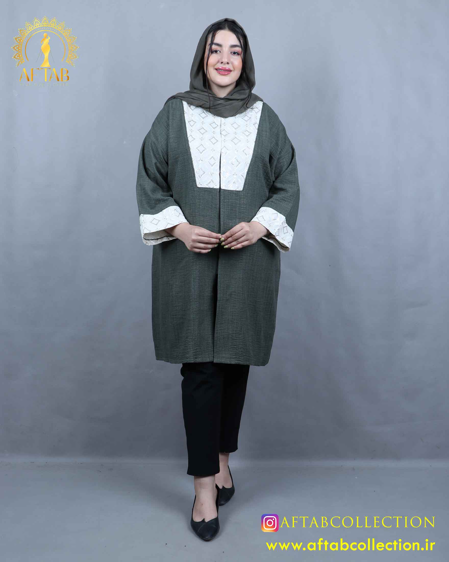 مانتو لنین ژاکارد سوزندوزی سایزبزرگ مانتو لنین ژاکارد سوزندوزی سایزبزرگ