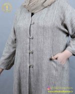مانتو لوئیس شنل 4 دکمه سایزبزرگ 5901 - Image 11