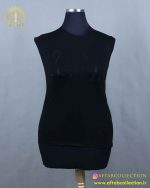 تاپ مشکی نگینی سایزبزرگ