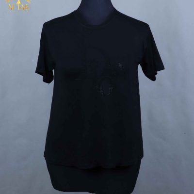 تیشرت مشکی نگینی سایزبزرگ
