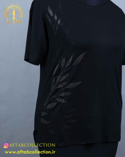 تیشرت راحتی نگین خوشه سایزبزرگ