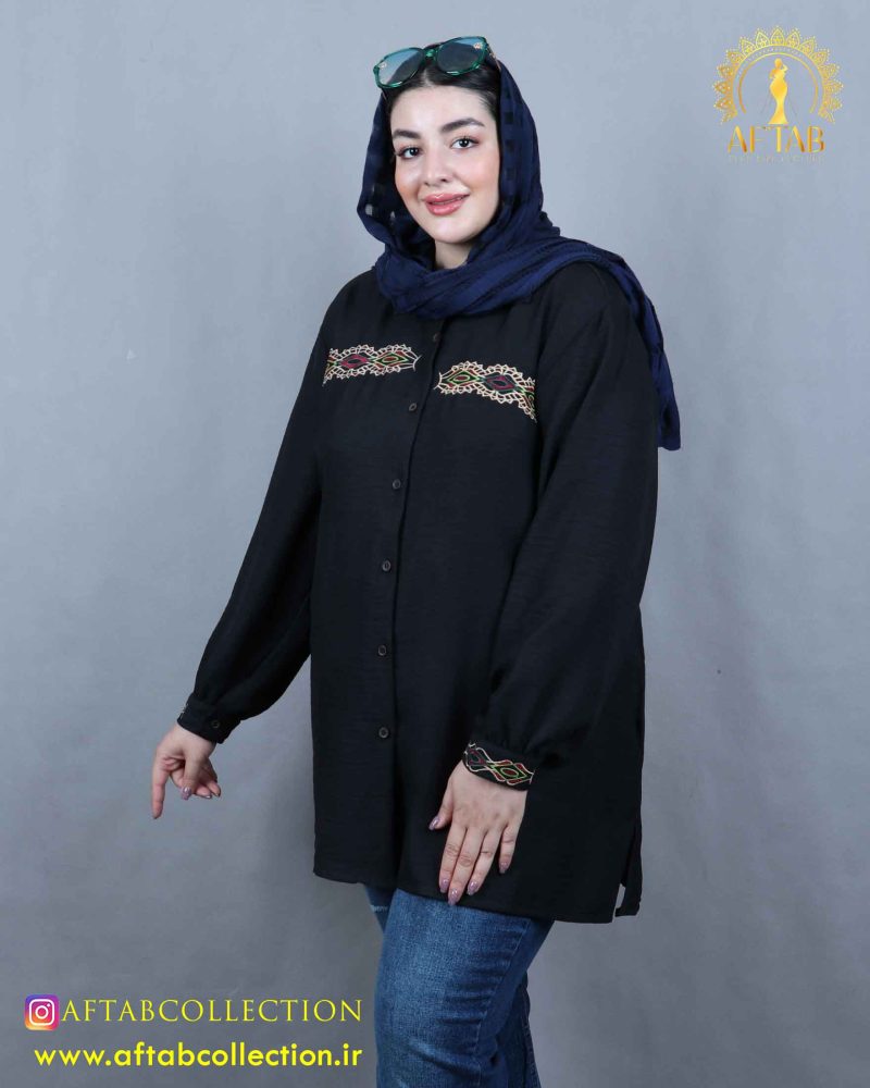 مانتو سوفیا گلدوزی سایزبزرگ