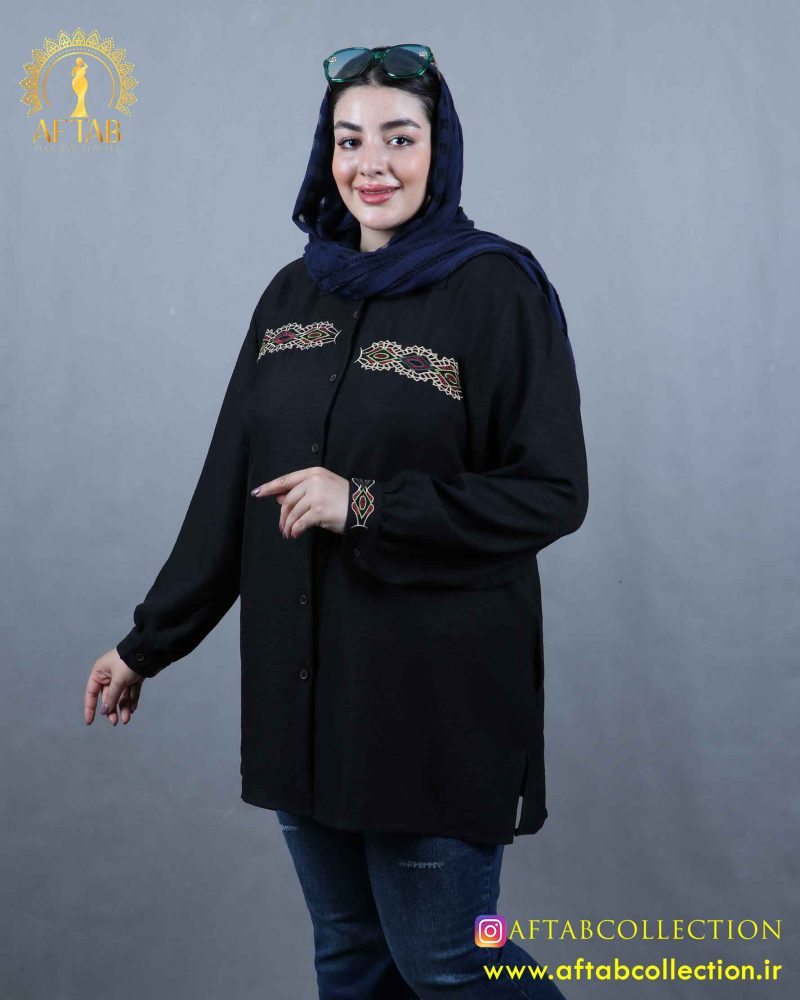 مانتو سوفیا گلدوزی سایزبزرگ