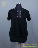 تیشرت کلوش گلدوزی سایزبزرگ