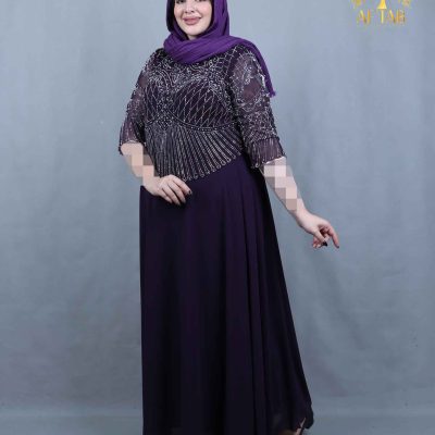 پیراهن مجلسی دو تیکه نگین لوزی سایزبزرگ