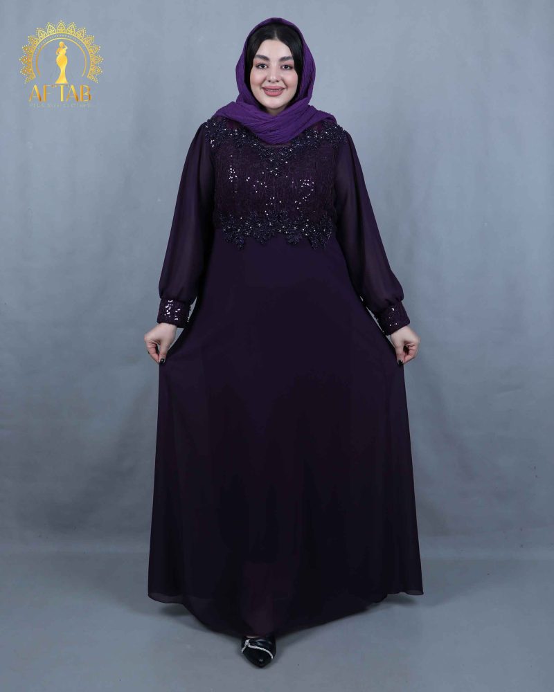 پیراهن مجلسی پایین کلوش سایزبزرگ