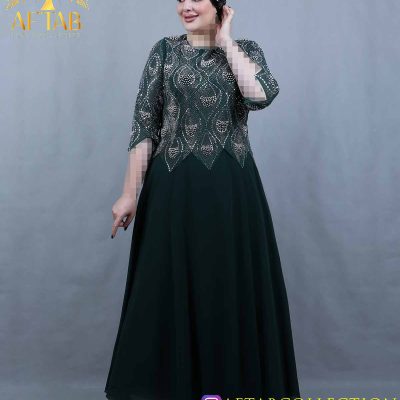 پیراهن مجلسی اشکی سایزبزرگ