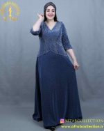 پیراهن مجلسی لمه دو تیکه سایزبزرگ