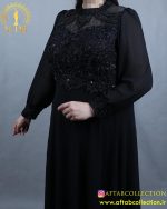 پیراهن مجلسی خرجکار گیپور ریسه ای سایزبزرگ