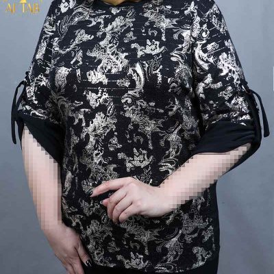 شومیز بیزو آستین بندی سایزبزرگ