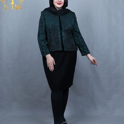 کت سارافون ژاکارد مجلسی سایزبزرگ