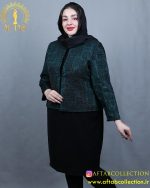 کت سارافون ژاکارد مجلسی سایزبزرگ
