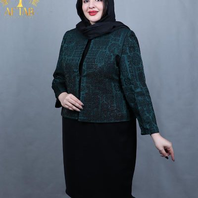 کت سارافون ژاکارد مجلسی سایزبزرگ