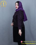 کت سارافون ژاکارد مجلسی سایزبزرگ