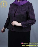 کت سارافون ژاکارد مجلسی سایزبزرگ