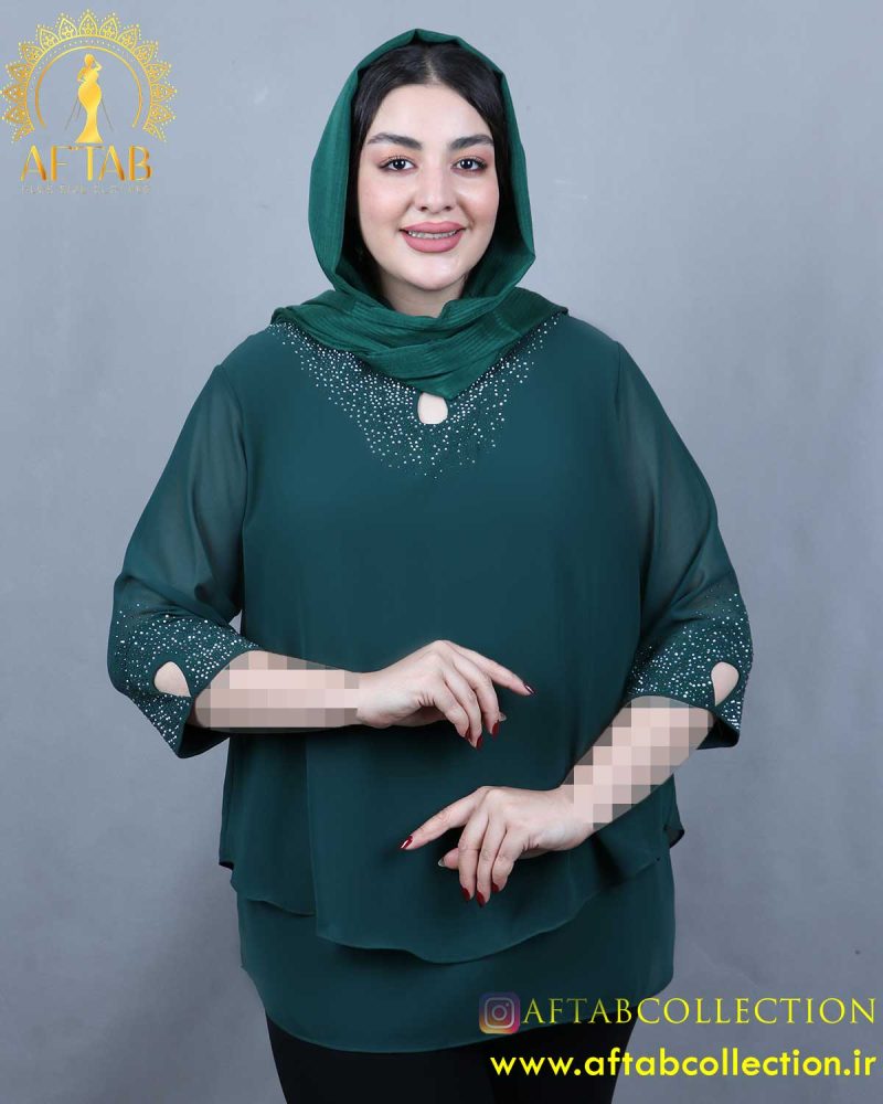 شومیز یقه اشکی سایزبزرگ شومیز یقه اشکی سایزبزرگ