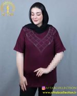 تیشرت نگین لوزی سایزبزرگ