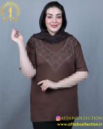 تیشرت نگین لوزی سایزبزرگ