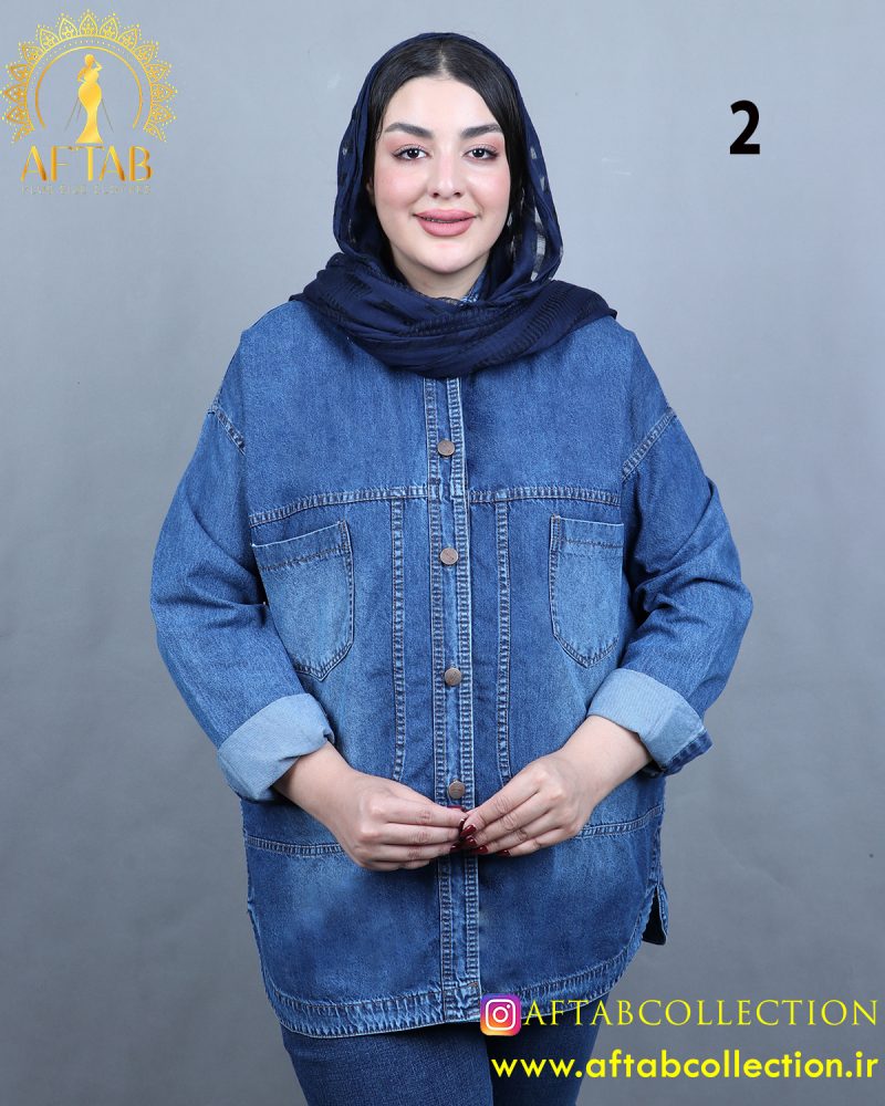 مانتو جین دالبری ترک سایزبزرگ