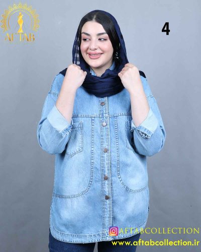 مانتو جین دالبری ترک سایزبزرگ