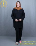 ست بلوز شلوار ابروبادی پفکی سایزبزرگ