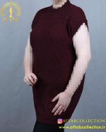 بافت گپ بدون آستین سایز بزرگ