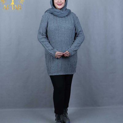 بافت گپ آستین دار سایز بزرگ