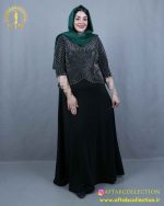 پیراهن مجلسی لمه دو تیکه سایزبزرگ