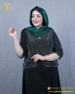 پیراهن مجلسی لمه دو تیکه سایزبزرگ
