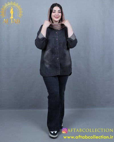 مانتو جین دالبری ترک سایزبزرگ