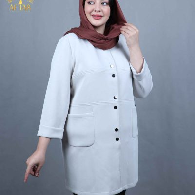 مانتو جفت دکمه اویشو سایزبزرگ