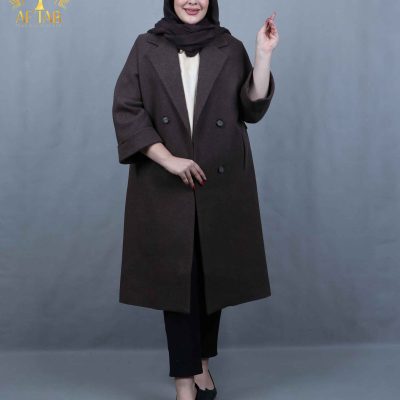 پالتو فوتر بلند جلو باز سایزبزرگ ..