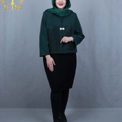 کت سارافون مجلسی نگین آبشاری سایزبزرگ