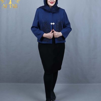 کت سارافون مجلسی نگین آبشاری سایزبزرگ