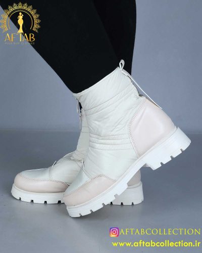 نیم بوت شمعی وسط زیپ پابزرگ