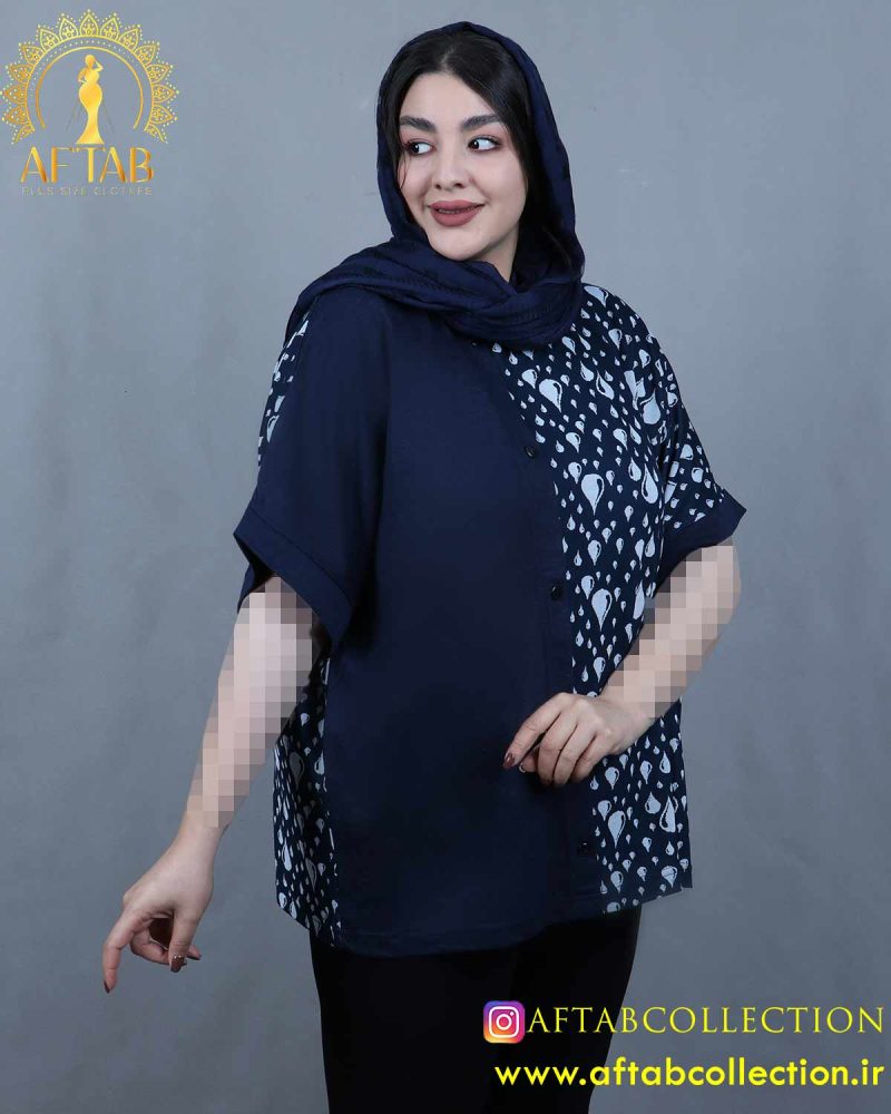 تیشرت کیمونو اشکی سایزبزرگ