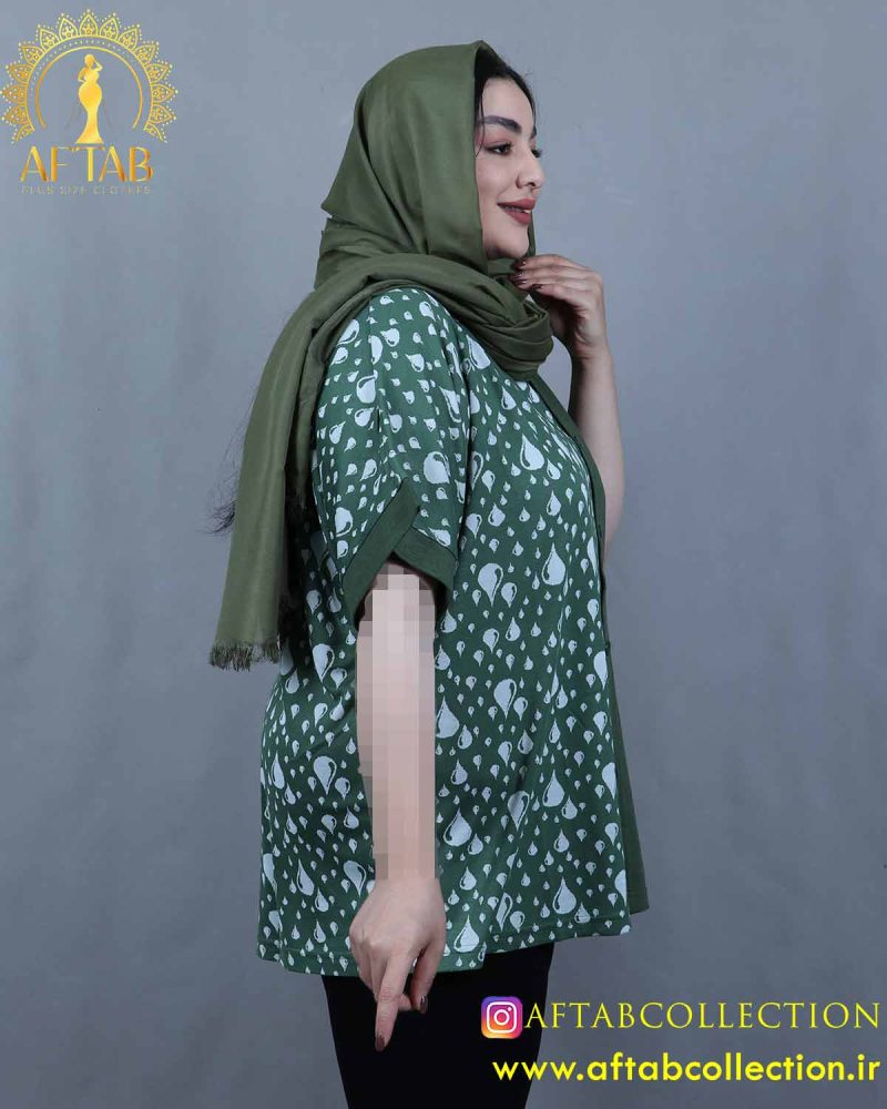 تیشرت کیمونو اشکی سایزبزرگ